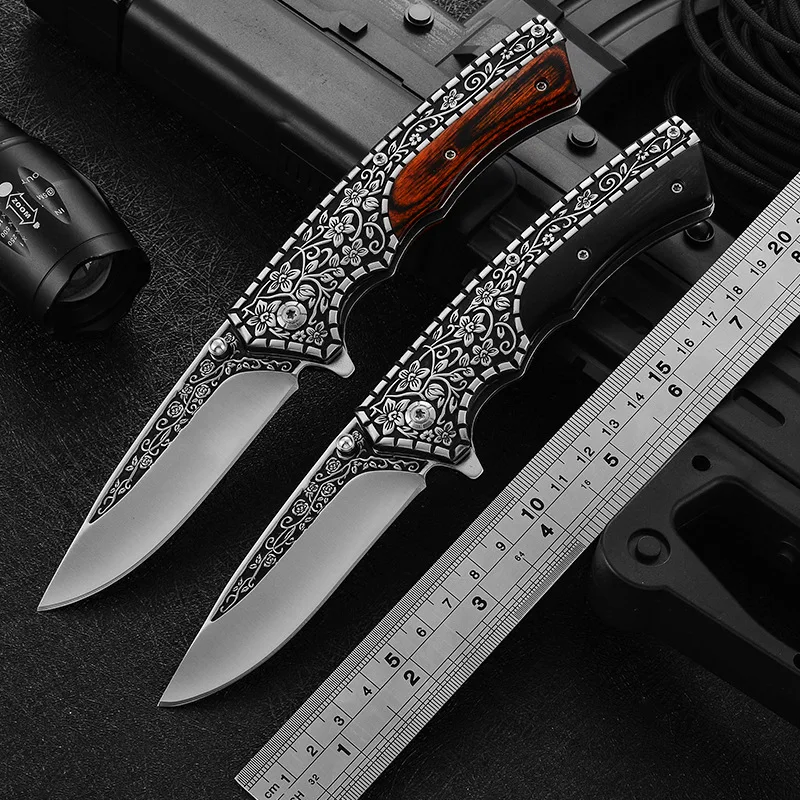 The manufacturer provides high hardness folding knives, camping tactical outdoor knives, camping and mountaineering outdoor fold