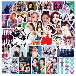 10/30/50pcs Kpop Girl Group ITZY Stickers Laptop Guitar Motorcycle Phone Luggage Skateboard Bike Car Waterproof Sticker Decals