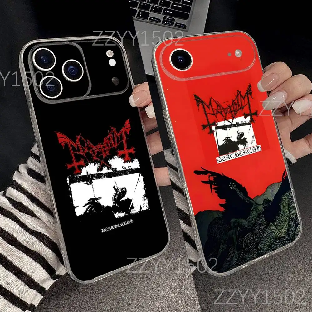 

Mayhem Live In Leipzig Burzum Phone Case For iPhone 17,16,15,14,13,12,11 Pro,Max,Plus,X,XS,XR,SE4,E Mini Transparent Soft