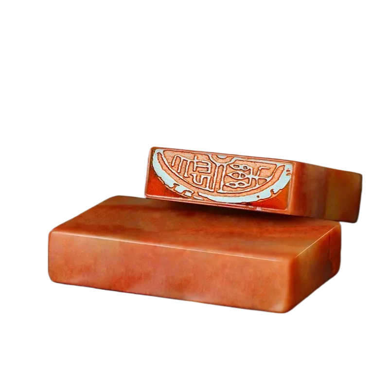 Shoushan Stone Square Finished Stamp Seal Traditional Chinese Style Calligraphy Painting Seal Stamps Carving Customized Stamps