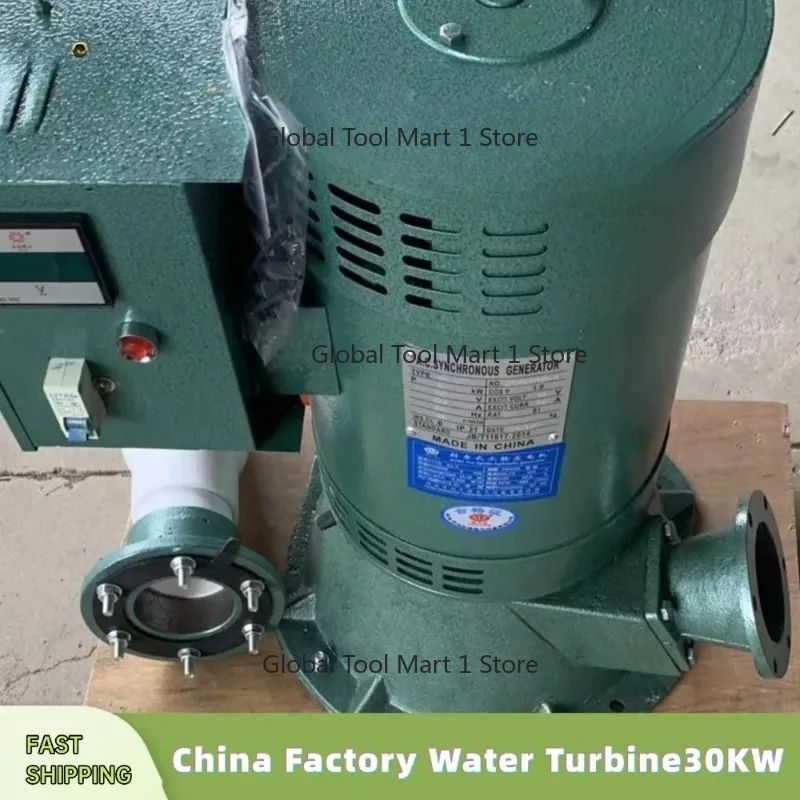 

Гидроэлектрический генератор 50000 Вт, трехфазный, для дома, миниатюрный, наклонный, на водной тяге, 20000 Вт