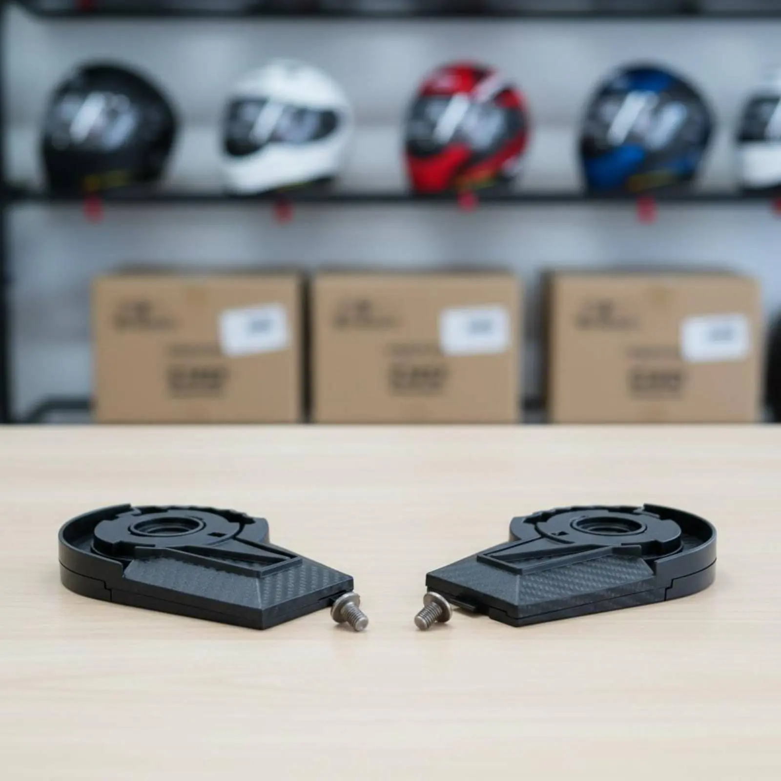 

SEC 708 Helmet Visor Base Replacement Part KYTAI 708 Visor Mechanism Helmet Lens Fixing Base Easy to Install Lightweight