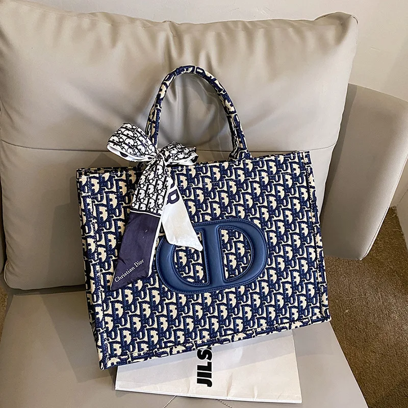 ​ حقيبة ركاب نسائية واسعة 2025، محفظة كتف قماشية متعددة الوظائف، حقيبة ذات سعة كبيرة للعمل والسفر ​