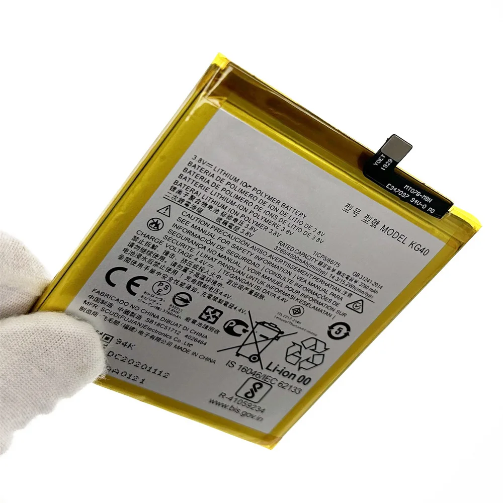 Genuine 4000mAh KG40 Battery For Motorola Moto One Macro & G8 Play & G8 & One Macro Dual SIM XT2015-2 XT2016-1 XT2016-2 Batteria
