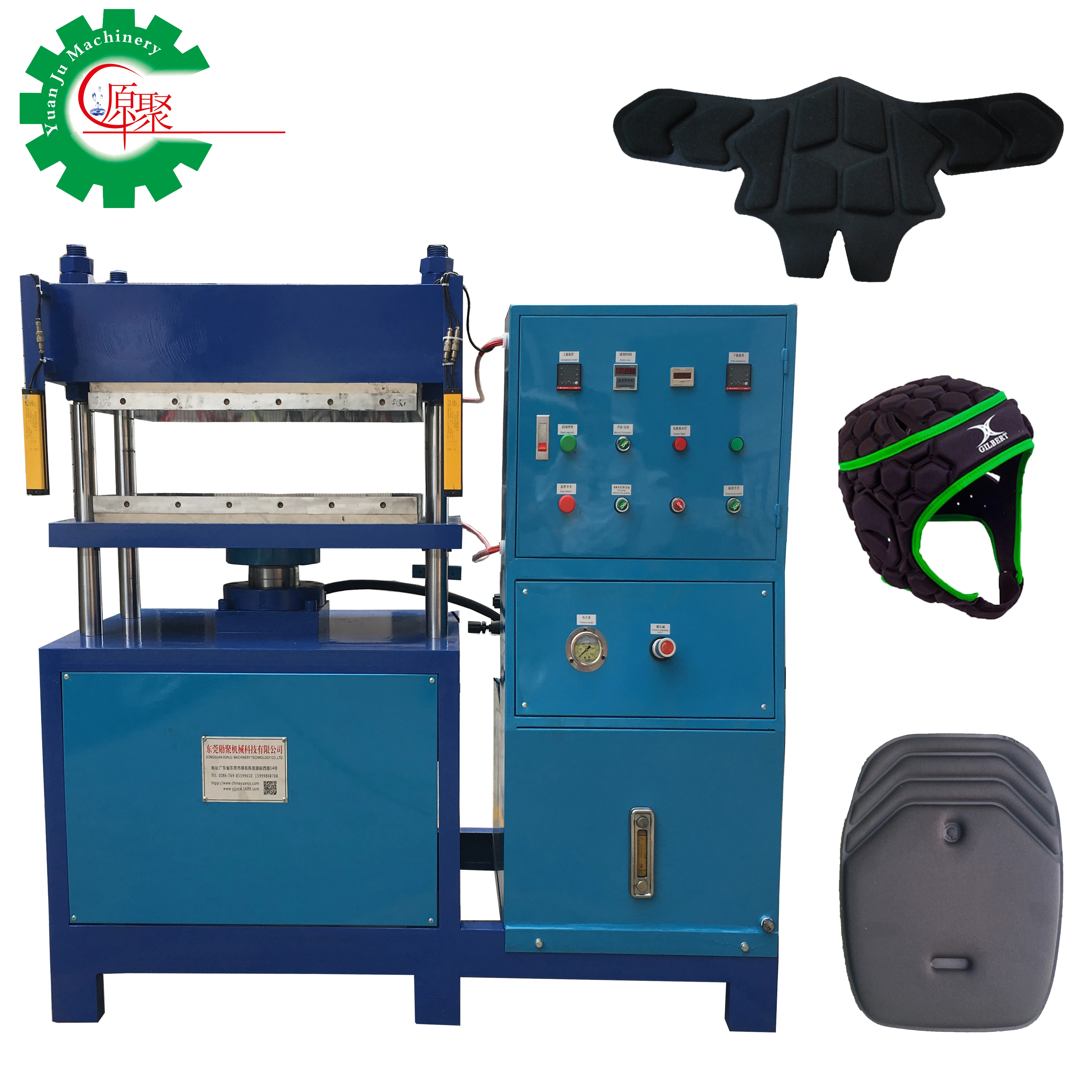 Sviluppo e produzione professionale Pressa a caldo idraulica, pressa a caldo da 4 tavoli da lavoro, pressa a caldo in spugna Mahine