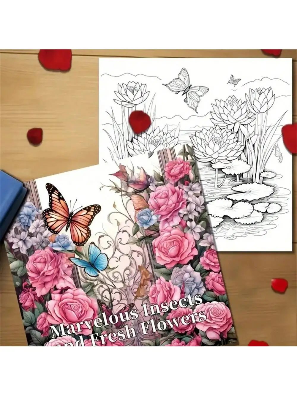 1pc Art Coloring Book 22 Page Coloring Books Gift For Birthday Party Relieve Stress Kill Time Graffiti Painting Drawing Art Book
