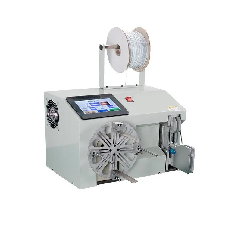 

Полуавтоматический высокопроизводительный станок для намотки проволоки, оборудование для производства нейлоновых стяжек, кабелей для передачи данных и силовых кабелей, оборудование для изготовления кабелей