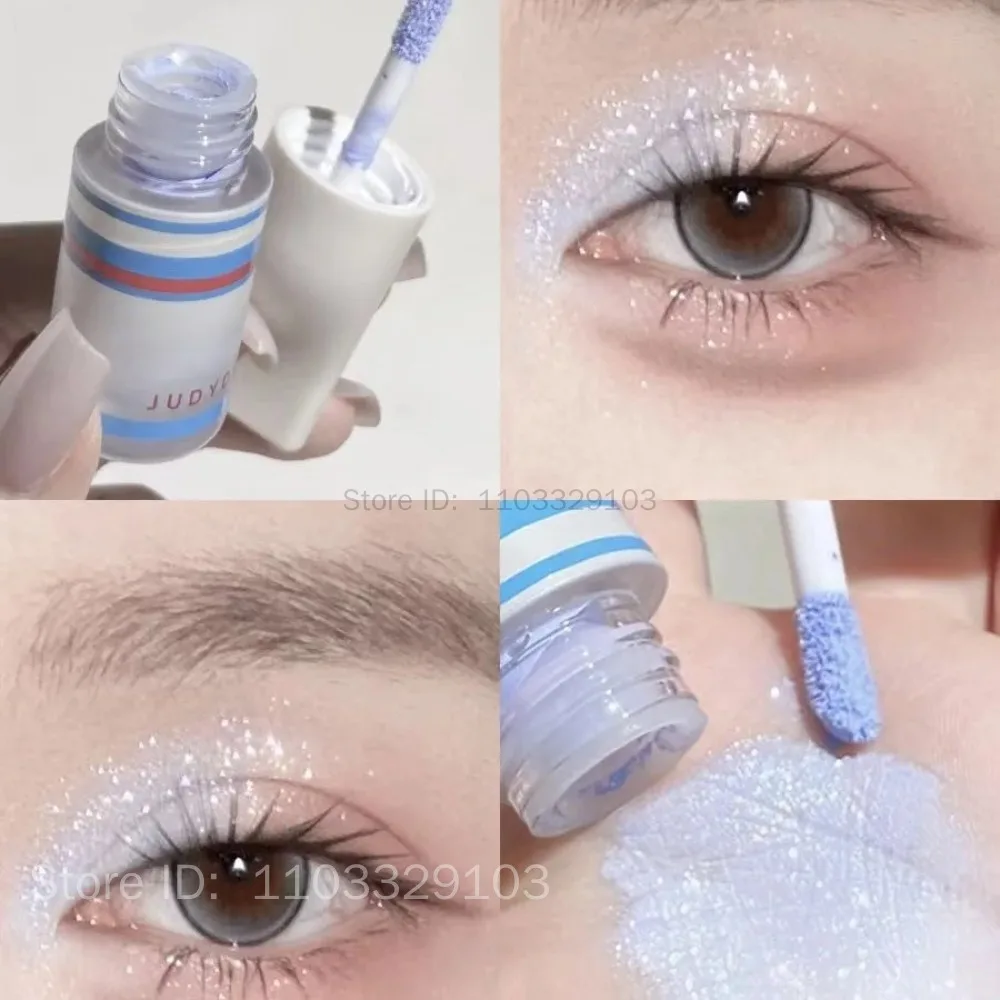 Judydoll Shimmer Metallic Glitter Eyeshadow Highly Pigmented Long Lasting Waterproof Liquid Matte Shadow Eye Makeup Cosmetics