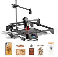 LONGER RAY5 10W Laser Engraver with Air Assist & LightBurn Camera, Auto Positioning & Capture, High-Precision Laser Cutter