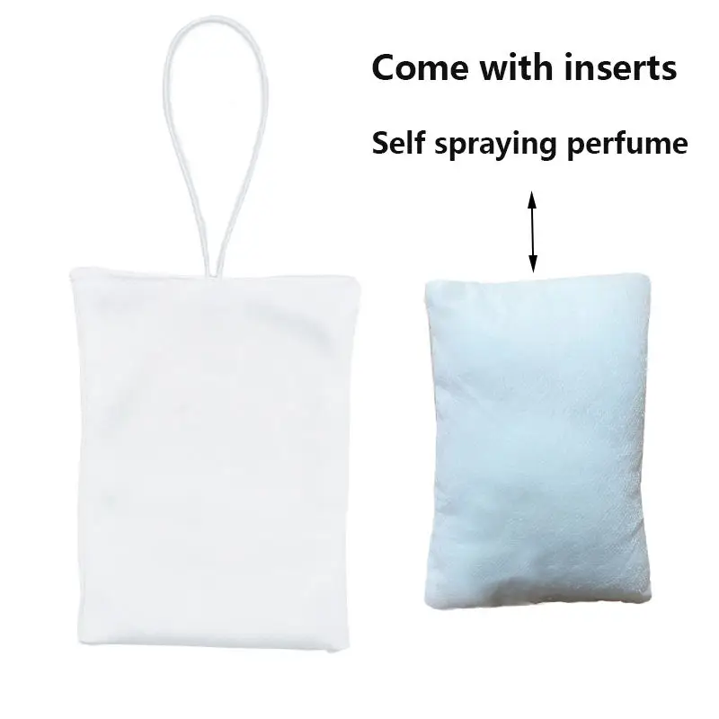 10pcs/lot Creative Car Hanger Sublimation Car Air Freshener Sachets for Heat Press