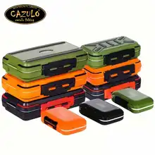 CAZULO 1 unidade 360 ° Caixa de engrenagens de pesca à prova dwaterproof água acessórios ferramenta armazenamento, gancho isca carpa acessórios de pesca caixa de isca falsa
