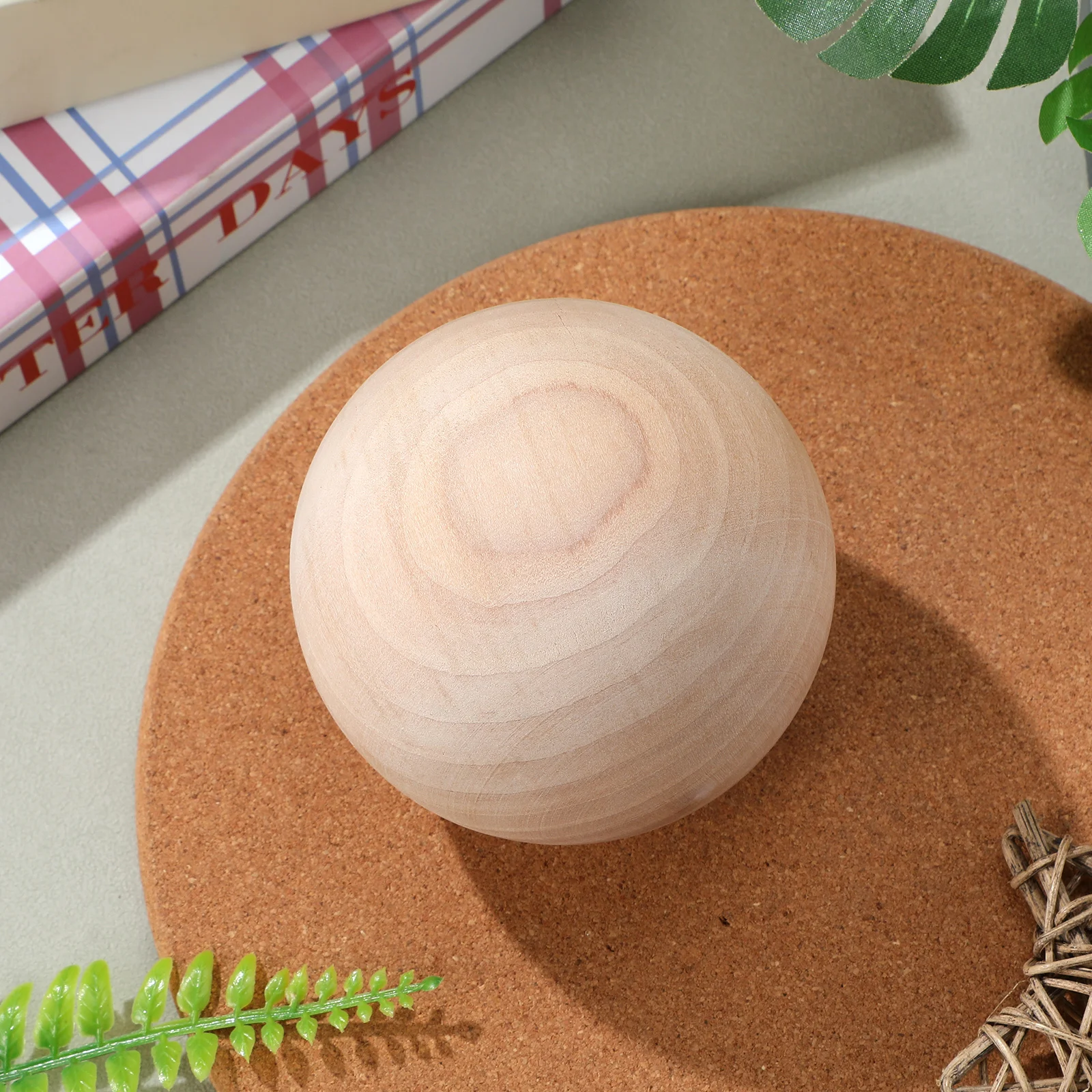 Шар из массива дерева, 5 см, для DIY проектов