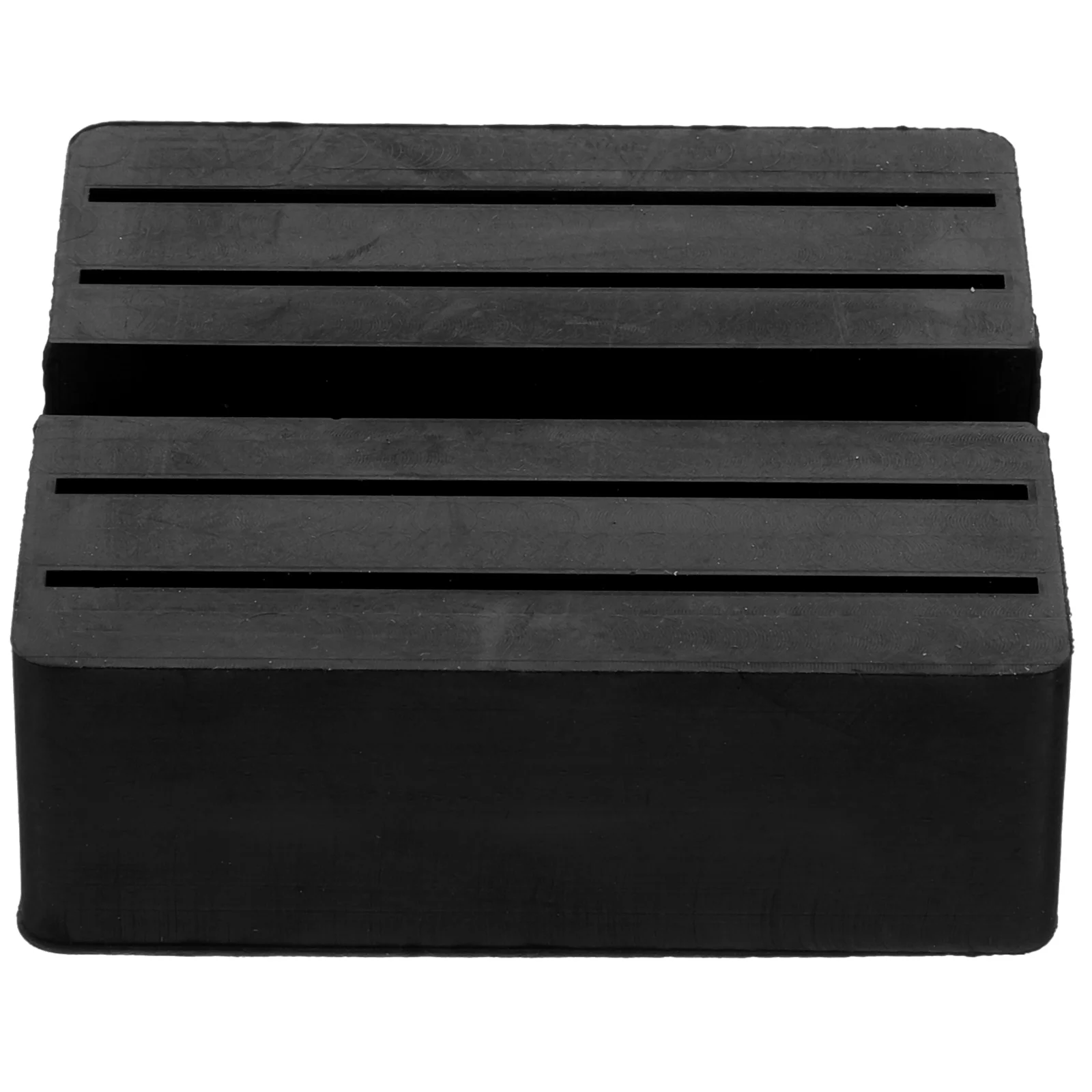 1pc Jack Rubber Pad Rubber Slotted Floor Jack Pad Frame Rail Adapter (Black) Heavy Duty Rubber Pads Jack Pad Adapters