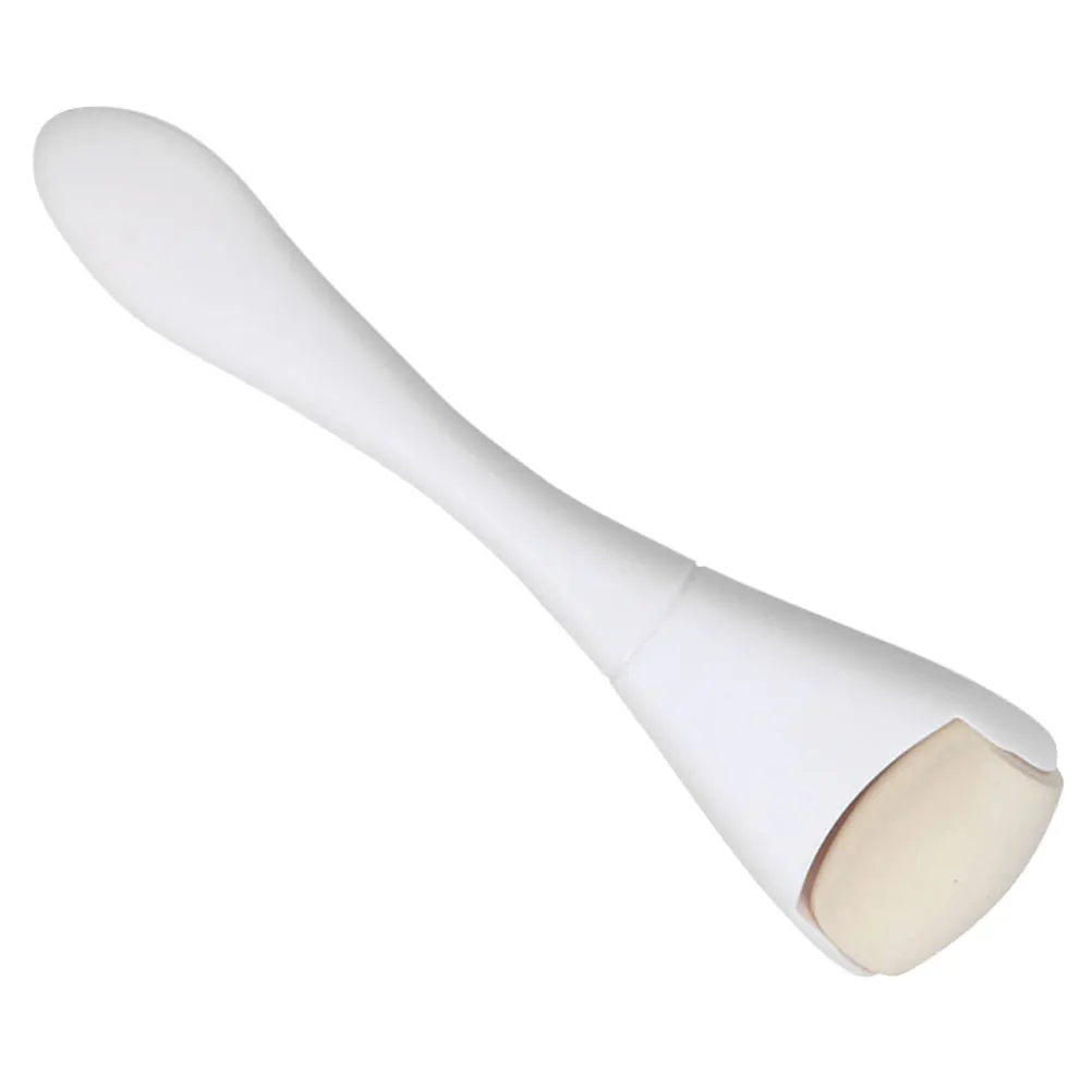 

Volcanic Stone White Handle Volcanic Stone Face Roller Facial Massager Skin Care Tool Double Ended Oil Absorbing Portable