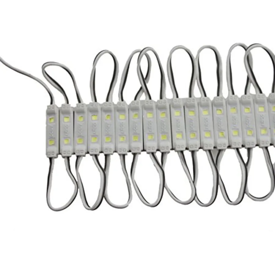 

Super Bright 200pcs Mini 2835 2 LED Module DC12V Waterproof Decorative Light for Letter Sign Advertising Signs with Tape Adhesi