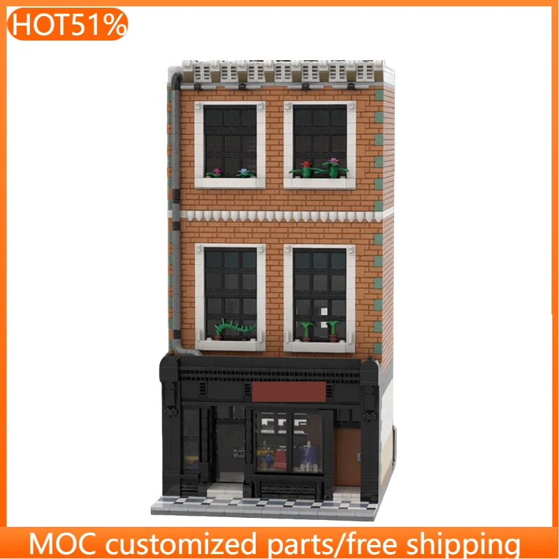 

2997 PCS Construction Tailor Shop MOC Customize Modular Building Block Creative Design Brick Simple DIY Boys Toy Birthday Gift