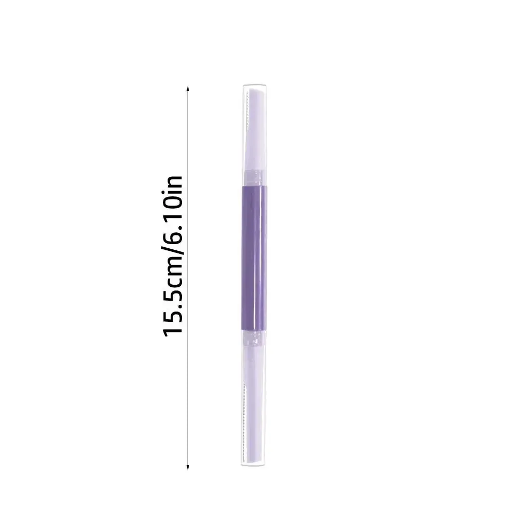 1/2 pçs durável dupla cabeça sobrancelha trimmer micro-foco com rede protetora sobrancelha navalha facial kit de ferramentas de maquiagem