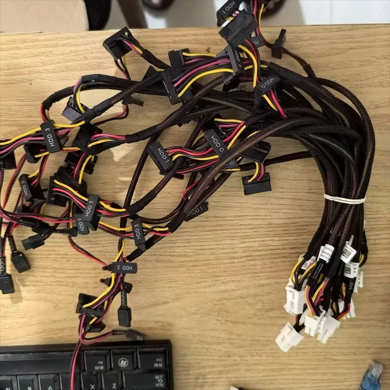Brand New 4 Hard Drive & Optical Drive Cable for Dell PowerEdge T130 Server J71RG 0J71RG