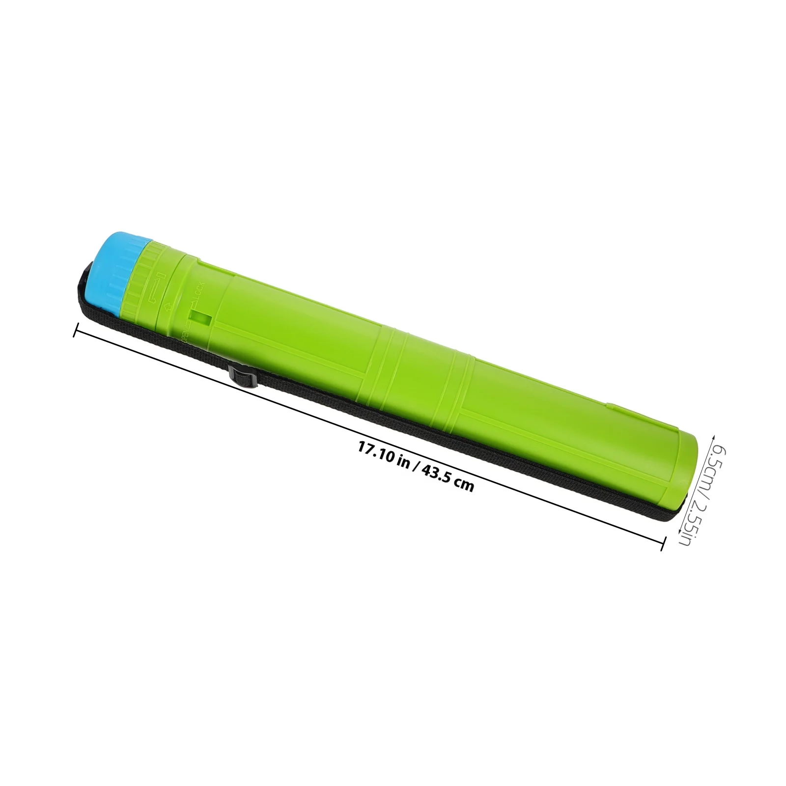 Adjustable Telescoping Art Tube 42 To 76Cm Rotating Document Storage Case For Posters Blueprints Drawings Drafting Tube