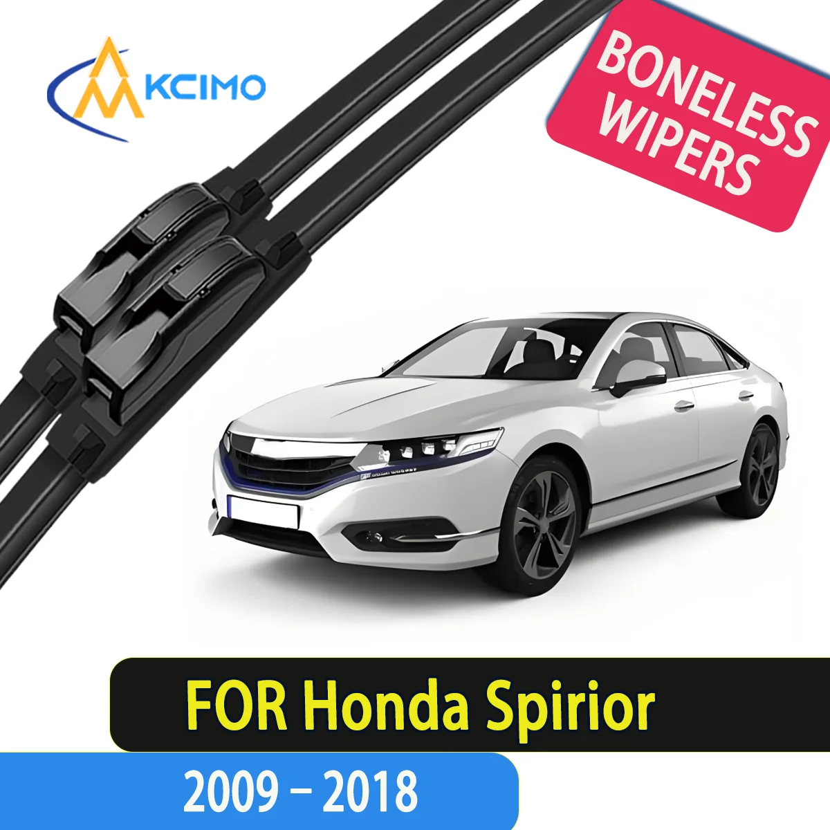 

2pcs Quality Windscreen Silent Black Car Rain Brush Suitable for Honda Spirior 2009-2018 Honda Accord Acura TSX Front Windshield