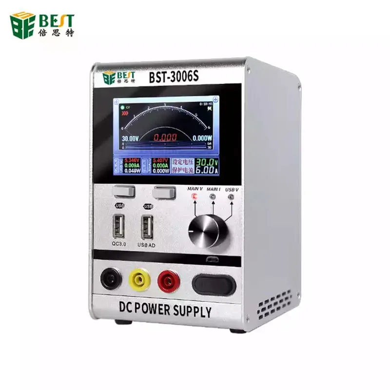 BST-3006S 30V 6A Intelligent Voltage Stabilized Ammeter Regulator Current Power With Fast USB Charging Port Phone Repair Tools