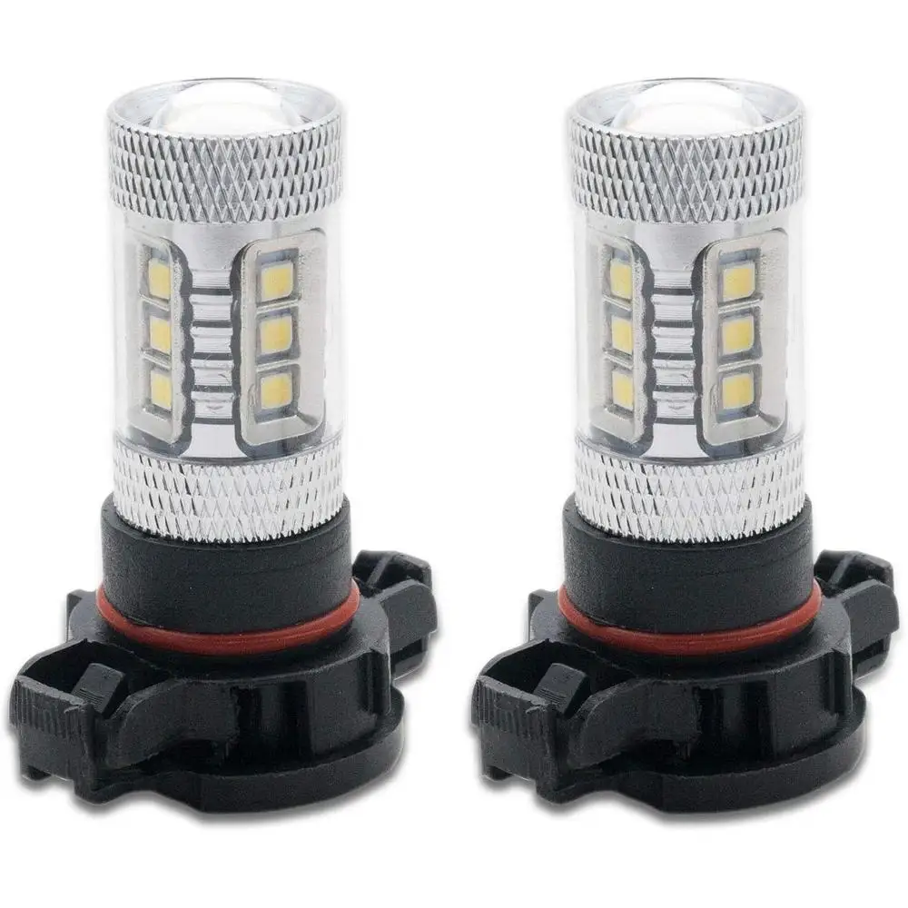 

12 В Холодный белый (6500K) H16 15 Вт Противотуманная фара, пара, подходящая для большинства автомобилей с лампочкой H16/PS19W.