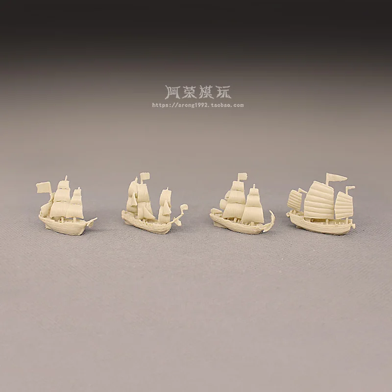 Handmade Crafting Materials DIY Model Retro Sailing Ship Pirate Ship Miniature Ornament Accessories Shipping Action Figures Toys