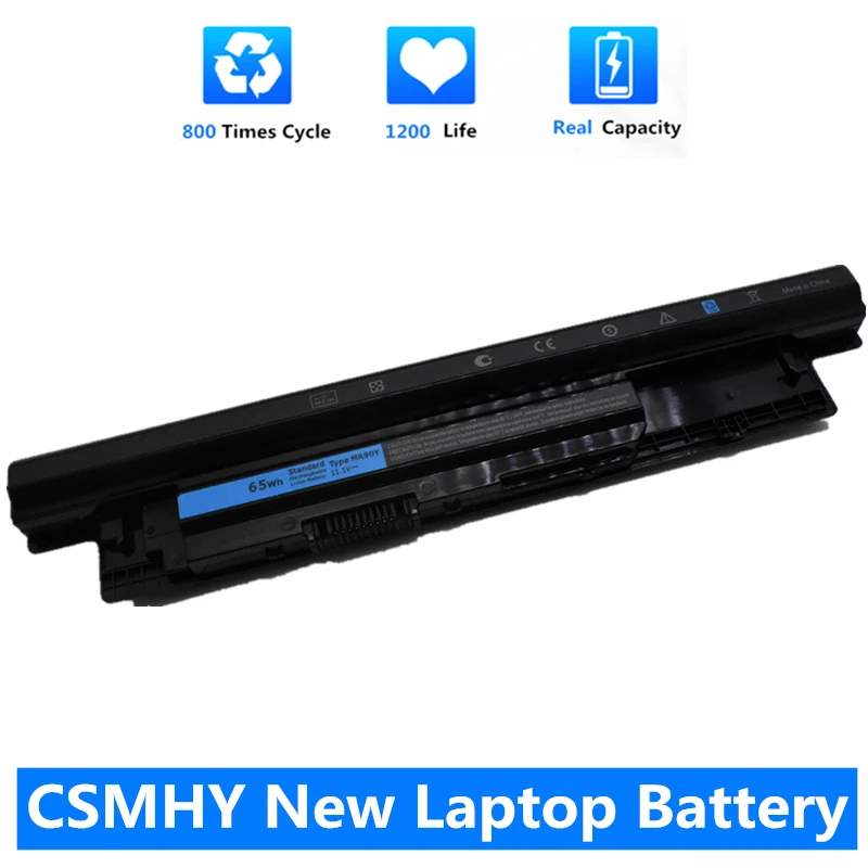 

CSMHY New 65Wh MR90Y XCMRD Battery For DELL Inspiron 14 3421 5421 3521 5521 3721 5721 Latitude 3440 3540 Vostro 2451 2521 Laptop