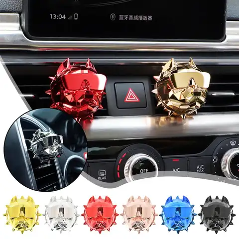 자동차 블리 도그 아로마 테라피 자동차 공기 청정기 향수 Geur Bulldog Parfum 장식 디퓨저 자동차 자동차 향기 자동차 C J4l6