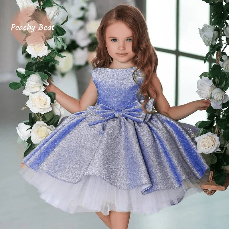 

Baby Girl Princess Tutu Dress Toddler Child Vintage Sequins Bow Vestido Party Birthday Ball Gown Pageant Frock Baby Clothes 3-9Y