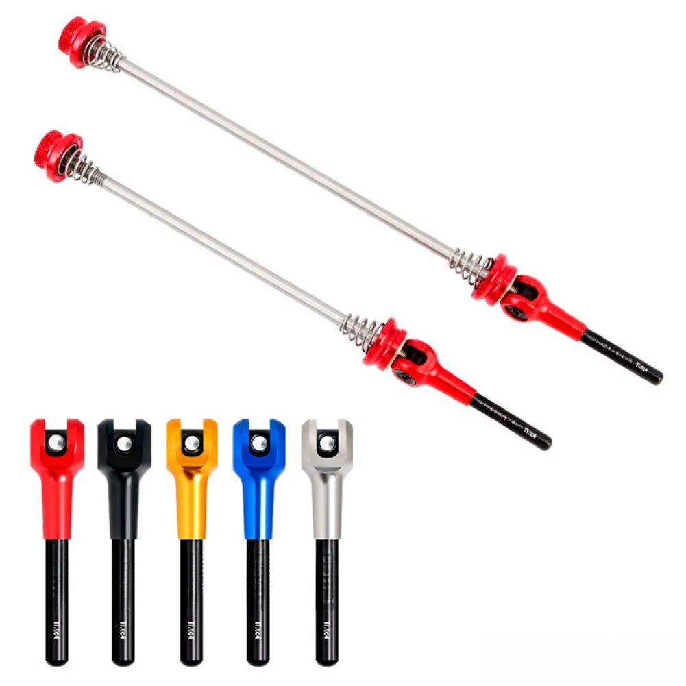 

1 Pair 52g TC4 Alloy Bike Hub Quick Release Lever Bike Quick Release Skewers Road Bike Cycling Hub Axle Lever Bicycle Parts