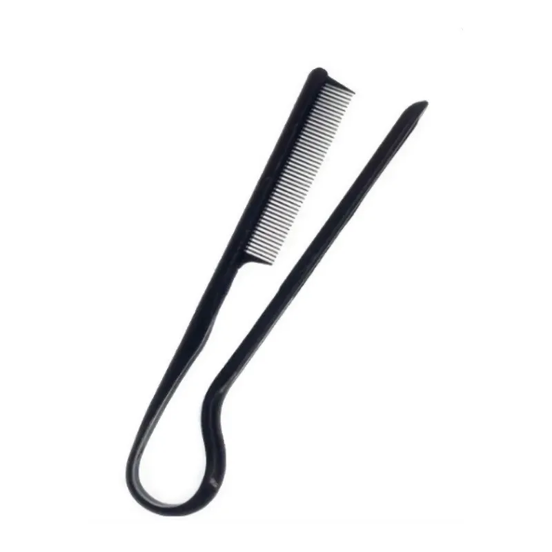 V‑Comb Hair Styling Tool Messy Hair Finishing Straightening Comb Special Salon Accessory for Wig and Daily Hairstyle Making