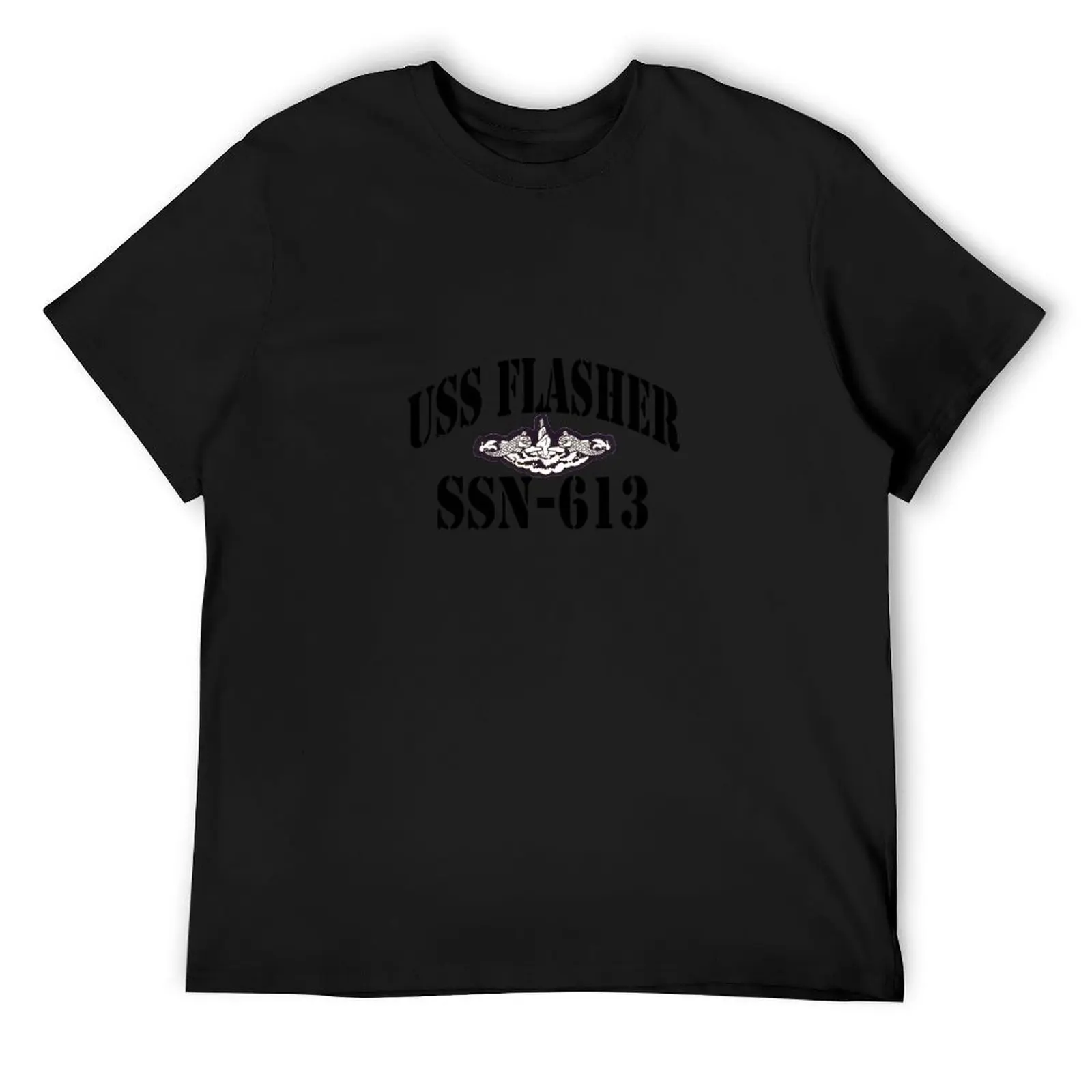 

USS FLASHER (SSN-613) SHIP'S STORE T-Shirt graphic shirts oversized t shirt mens t shirt