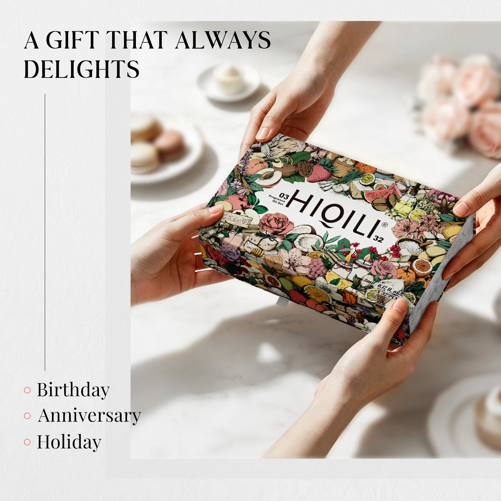 HIQILI Geschenkdoos 32-delige  - Perfume Fragrance Families recensie en prijs