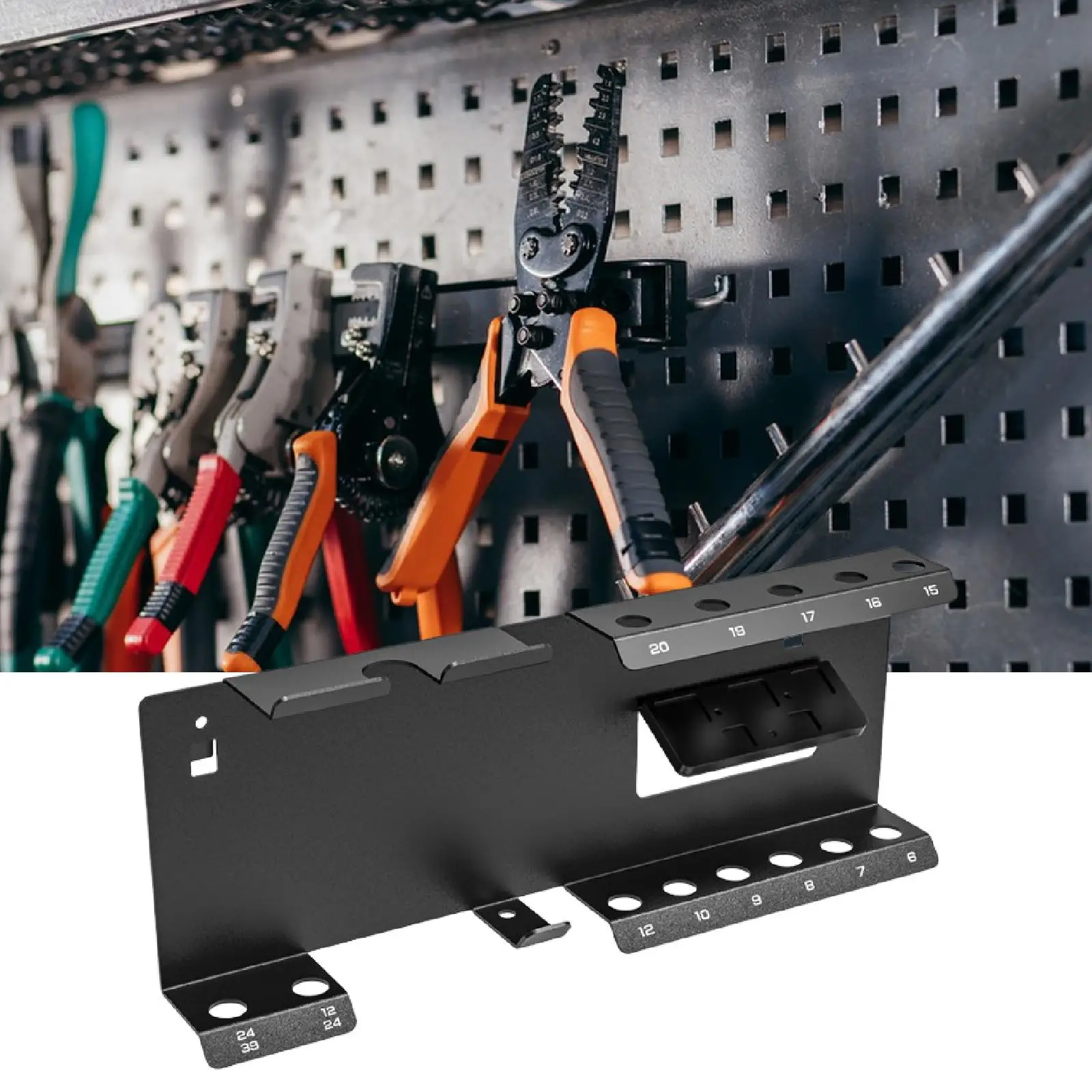 

Tool Rack, Hand Tool Holder ,Bracket , Wall Mount ,Screwdriver Organizer