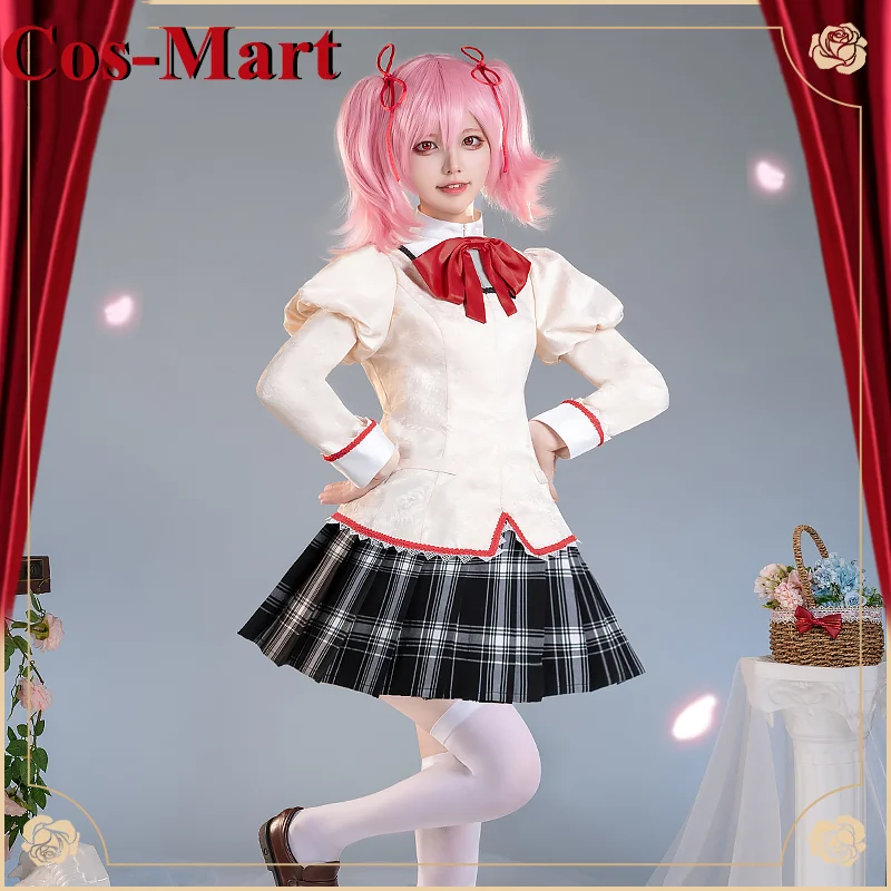 

Cos-Mart Anime Puella Magi Madoka Magica Kaname Madoka Cosplay Costume Dress Lovely Female Activity Party Role Play Clothing