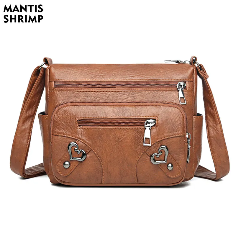 

Women Bag Gift for Middle-aged Mother Vintage Shoulder Bags Designer Popular Fashion Female Pack Simple Crossbody Messenger
