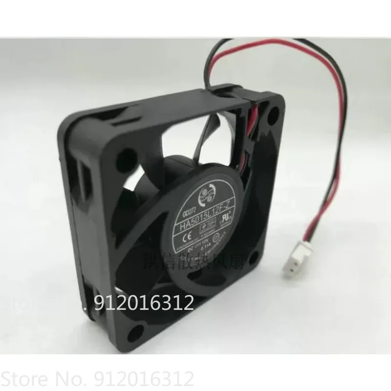 New Cooler Fan for ONG HUA 5015 HA5015L12F-Z DC12V 0.11A 2 Wire Mute Cooling Fan 5CM 50 * 50 *15mm