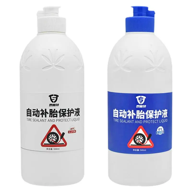 

Bicycle Tire Sealant Anti-Freezing Multipurpose Tire Sealant 500ml Gentle Motorcycles Tire Repair Sealant Portable Tire Sealant