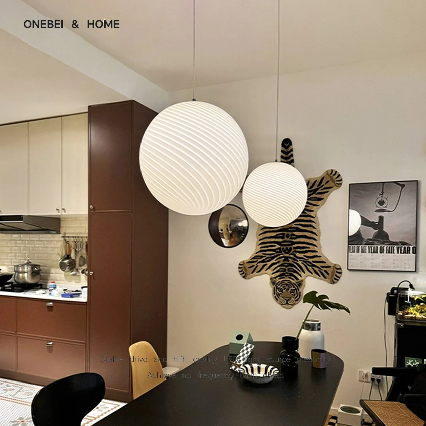 Murano Lollipop Colorful Bubble Creative Medieval Bedroom Children's Room Lamp Bedroom Dining Room Pendant Lamp Decoration Light