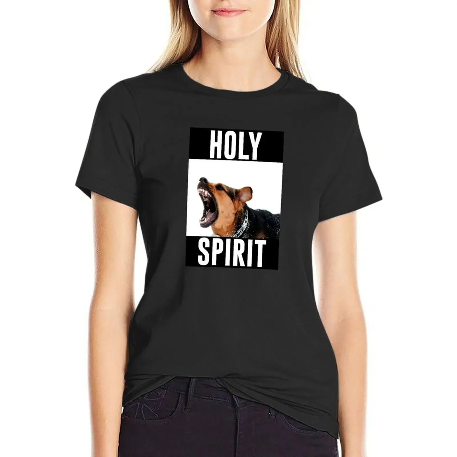 

Holy Spirit T-Shirt summer clothes korean fashion aesthetic clothes Woman T-shirts
