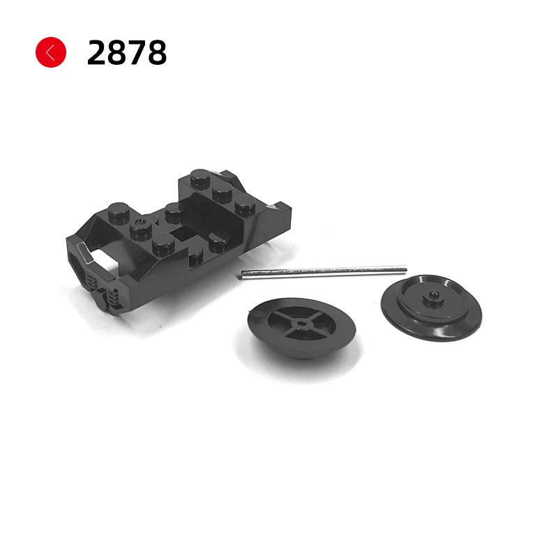 MOC Train Connecting Buffer Building Blocks, Tijolos de veículos de alta tecnologia, Peça substituível, Brinquedos Presentes, 64424c01, 64422,