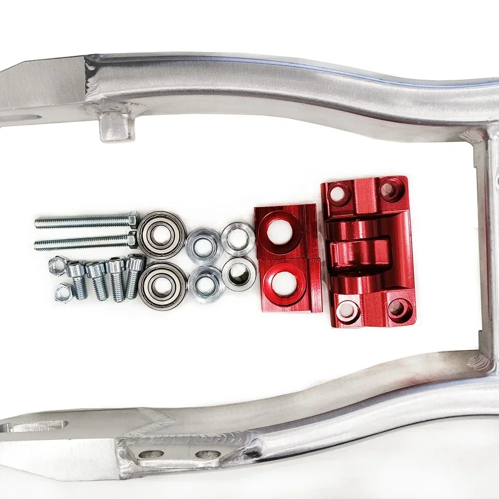NewCNC Adapter Alloy Swing Arm Fit for CRF50 CRF110 CRF70 KTM110 Pit Dirt Motorcycle Type Bikes L=390mm/L=410mm  Sample Availabl