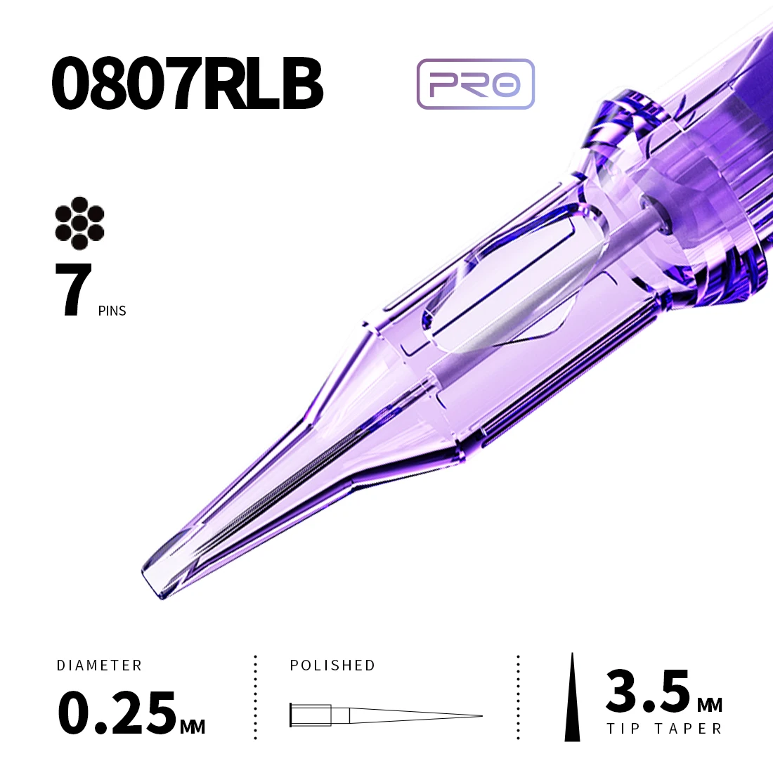 Mast Pro Tattoo Cartridge Needles PMU 1RL 3RL Precision for Tattoo Permanent Makeup Micropigmentation Eyelinver Lips Eyebrows image 3