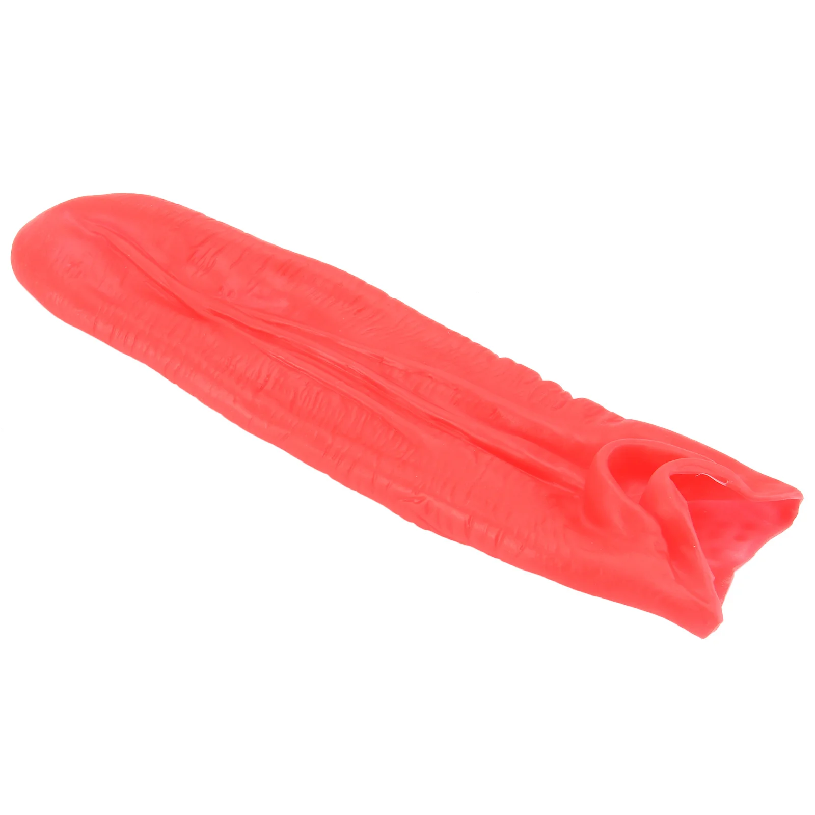 Rosso artificiale lingua lunga puntello in gomma Halloween Festival Party Casa stregata Cosplay Puntelli decorativi per lingua Casa stregata Prop