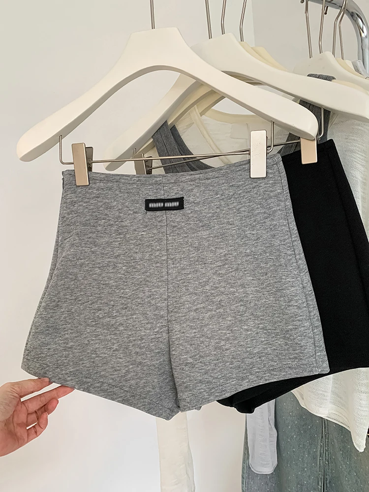 

Повседневные спортивные шорты для женщин с высокой талией, эластичные, из чистого хлопка, маленькие размеры, летние, новинка