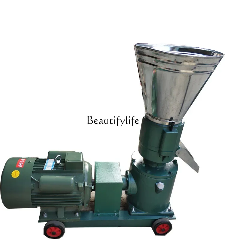 Máquina de pelota de alimentação doméstica pequena pelotação tordo pássaro pato frango peixe camarão imprensa de grama submersa