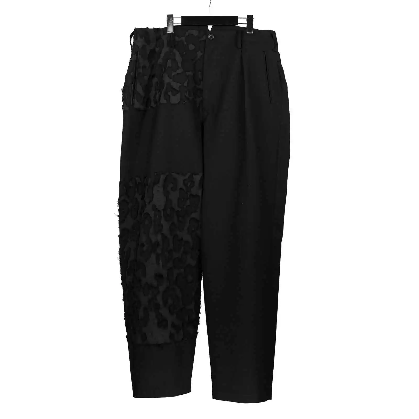 

ТОП-ЯМАМОТО оригинальный дизайн, темные, трехмерные костюмные шорты с цветочным принтом, свободные, прямые и повседневные.