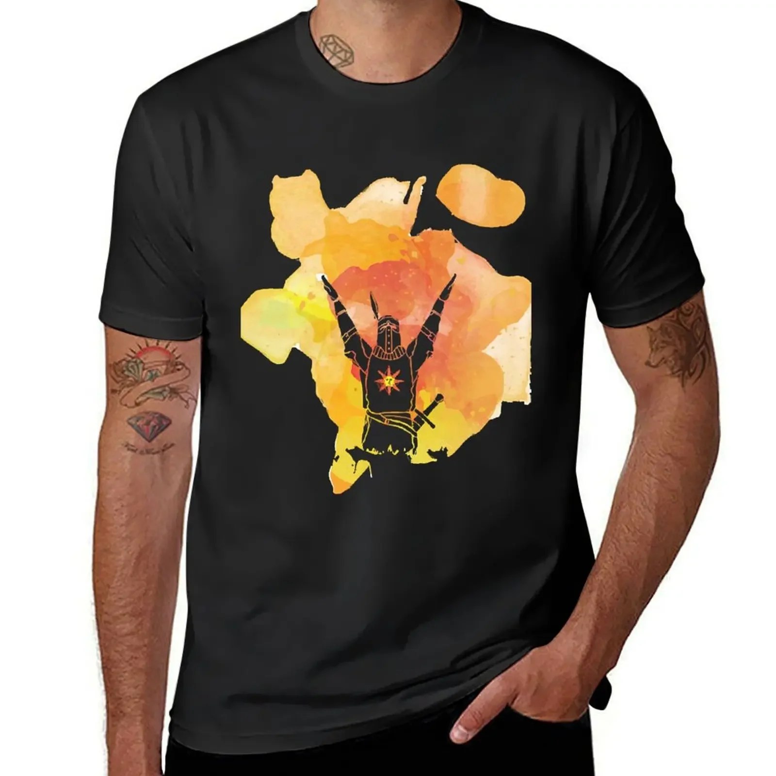 Incandescent Solaire T-Shirt heavyweights anime figures shirts graphic tee vintage anime shirt shirts graphic tee men