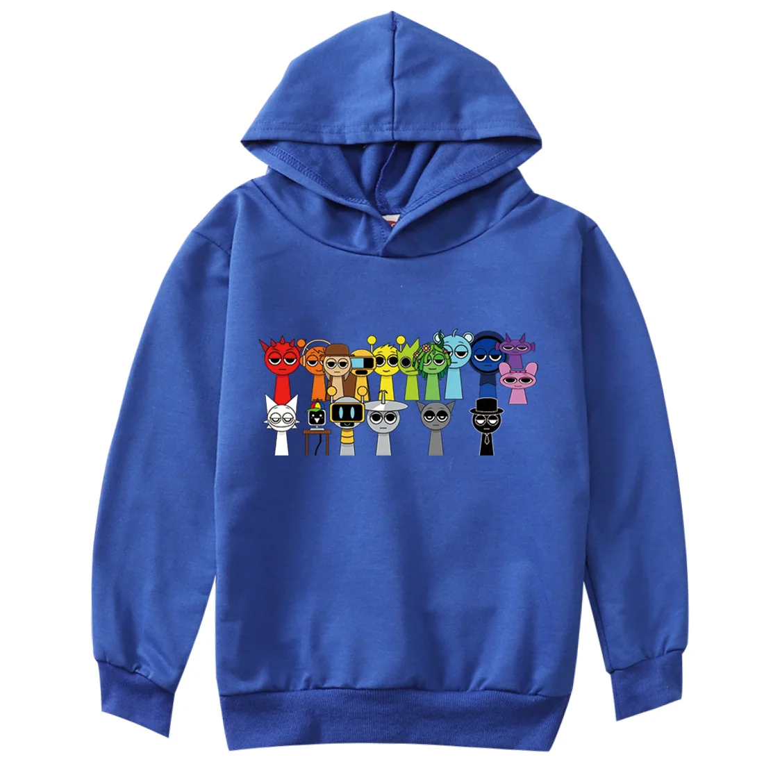 

Sprunki Clothes Kids Spring Game Incredibox Hoodies Baby Boys Hooded Sweatshirts Toddler Girls Casual Outerwear Children Coats
